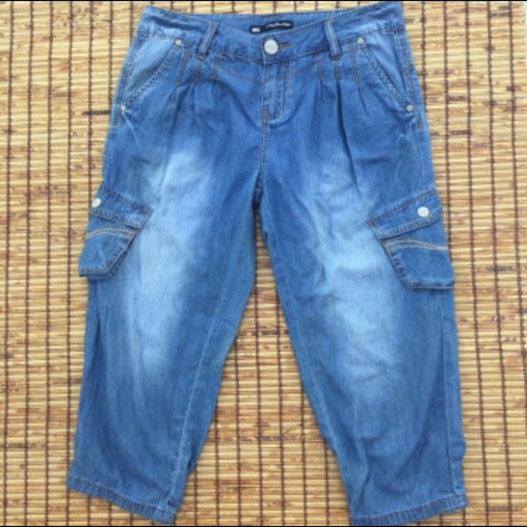 Anthropologie Denim - Anthropologie WE Organic Pleated denim crop Jeans